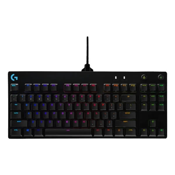 Logitech G Pro Gaming Keyboard GX Blue Clicky Switches (Black)